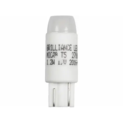 Brilliance LED 035127477176 Bri Micro T5 Brilliance Led Micro T5 Wedge 2700k 12v