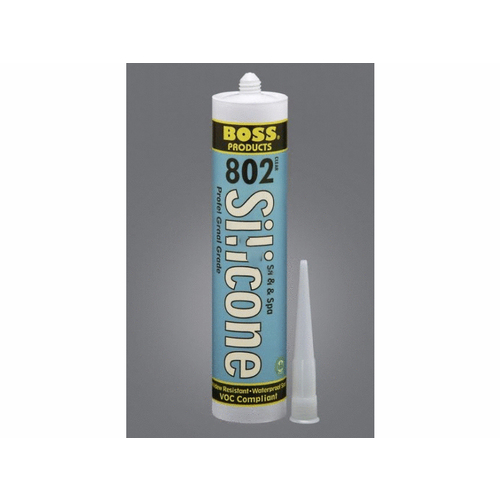 SOUDAL ACCUMETRIC 142315 10.3 Oz Clear 802 Acetoxy Cure Silicone General Purpose Adhesive