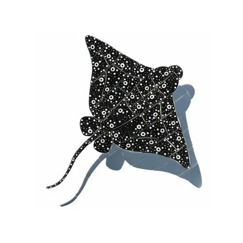 Spotted Eagle Ray 21"x20" W/sh