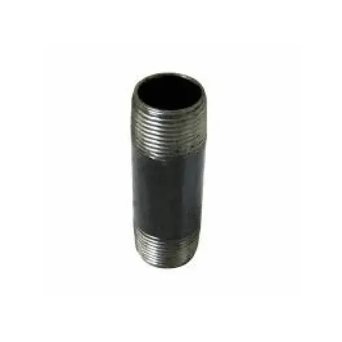 .5" X 4" Nipple Black