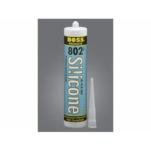 10.3oz White 802 General Silicone Adhesive