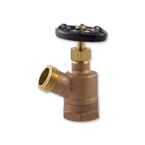 1" Fip X 3/4" Mht Inverted Brass Garden Valve