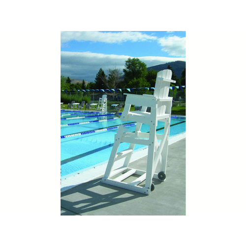 Spectrum Products 45023 48" Mendota Moveable Lifeguard Chair White