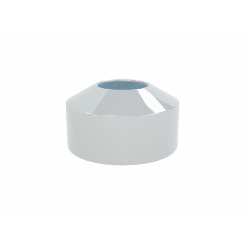 Permacast PE-0019-WT Escutcheon White Alum Ex.tall