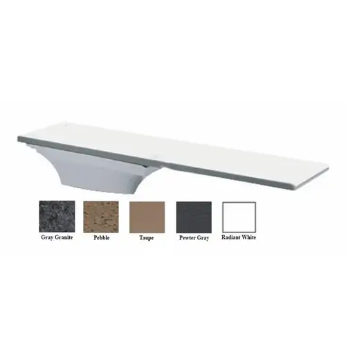 6' Taupe Flyte-deck Ii Stand With Fibre-dive Diving Board