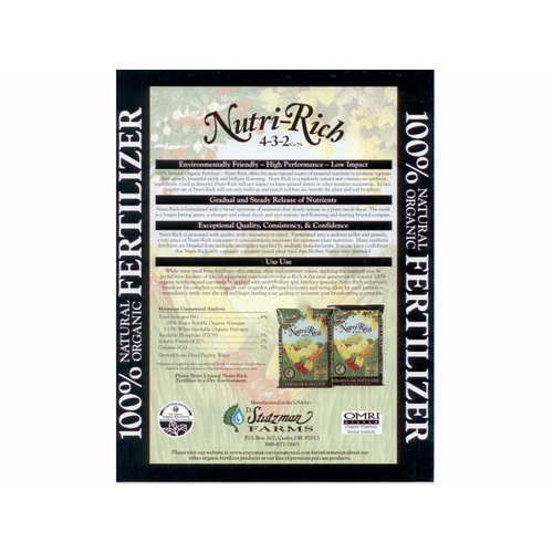 Marion Ag 4-3-2 Nutri-rich Pellet 50#