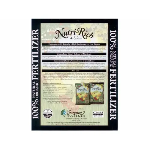 Marion Ag F822 Marion Ag 4-3-2 Nutri-rich Pellet 50#