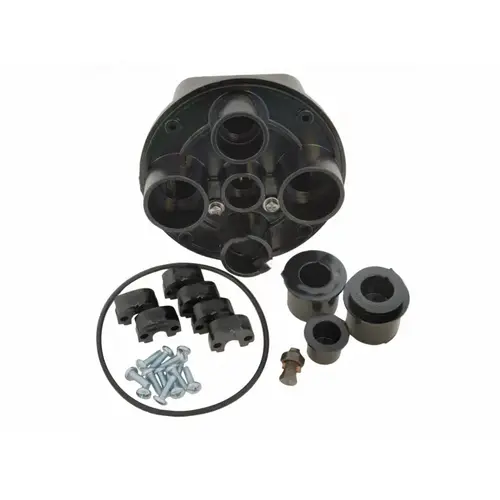 Consolidated Manufacturing JBP57510 Black Plastic 5-hole Junction Box