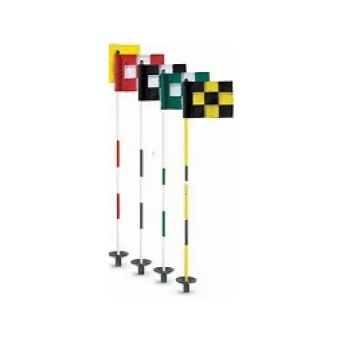 Green/white Jr. Flagstick Practice Green Markers