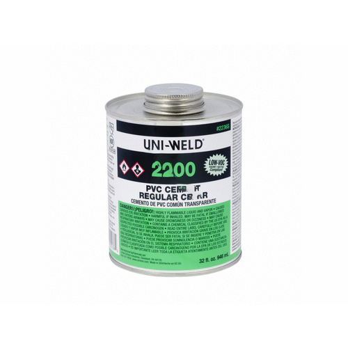 Gal Uni-weld 2200 Clear Rb Pvc Cement