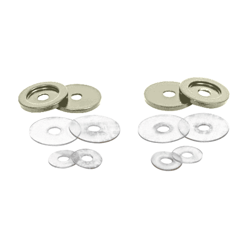 Antique Brushed Nickel Replacement Washers for Back-to-Back Solid Pull Handle
