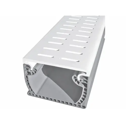 Stegmeier FM-TCW 10' Flowmaster Commercial Deck Drain Top Cap White 4 Per Case
