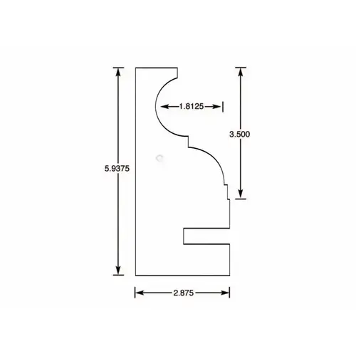 8' Og Form W/ Tie Wire & White Tile Strip - pack of 10