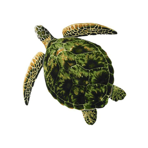 Custom Mosaics PORC-GT3-10 Green Sea Turtle 10"x10"