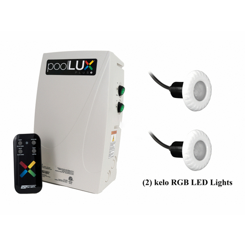 Poollux Plus2 Dual Transformer With 2 Kelo Rgb Led Lights