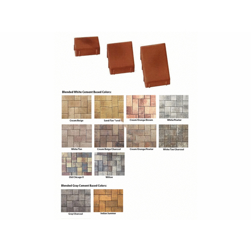 FLAGSTONE PAVERS LLC 30030171200 3pc 30mm White/pewter New England