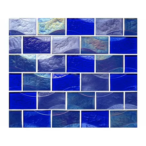 10sht/10sqf Sea Ice Ocean 2x3 Glass 1sht Blue