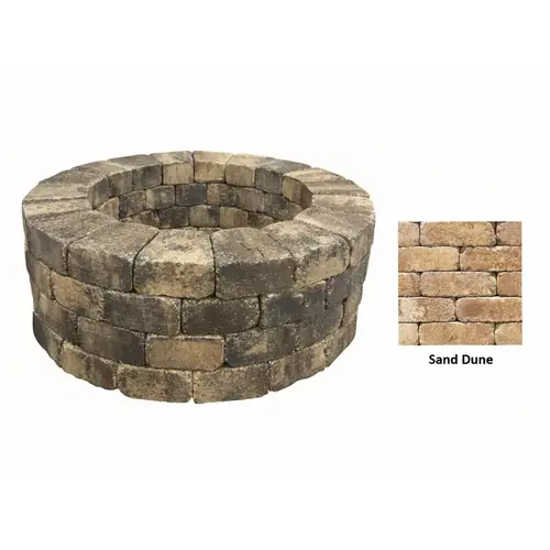 Tremron RW0-3810-W3220-T 30" Munich Sand Dune Fire Pit With Ring