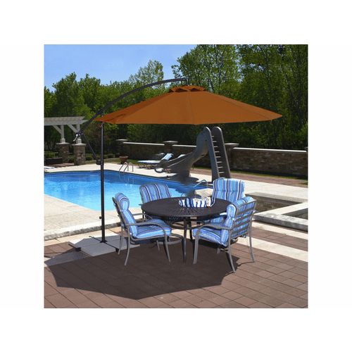 BLUE WAVE PRODUCTS NU6400TC 10' Santiago Octagon Umbrella W/ Terracotta Canopy