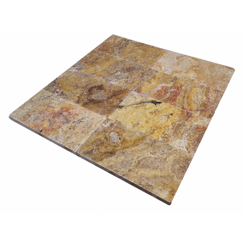 LONE STAR MARBLE CORPORATION 12"X24"X5CM SCABOS 12" X 24" Scabos Eased Edge Coping