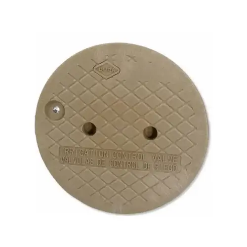 Carson 10" Round Lid Only Tan T-cover