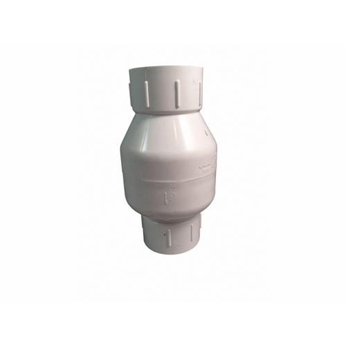 Nds 3" S .5# Spring Pvc Check Valve White