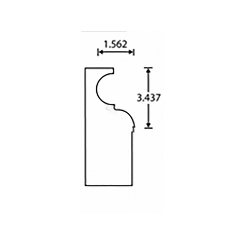 Stegmeier OG-400 8' Og 400 Wall Cap Form - pack of 10