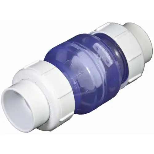 Nds 2" Swing Ck Valve Union Clr Clear