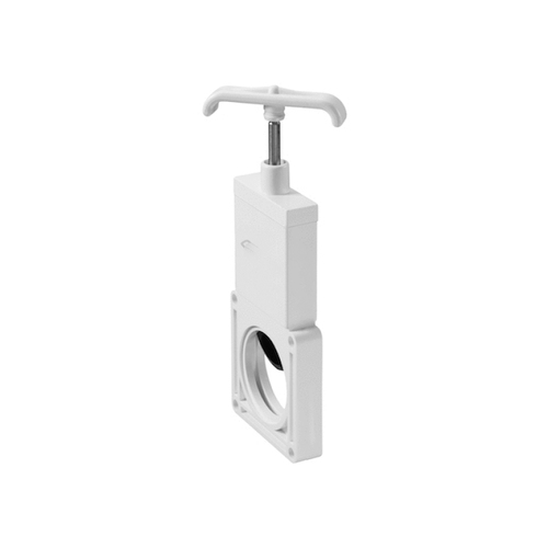 1" Valve Body With Handle White