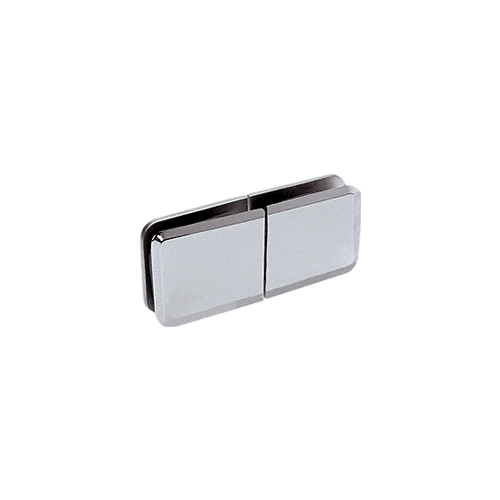 CRL BGC188CH Polished Chrome Square Beveled 180 degree Glass-to-Glass Movable Transom Clamp