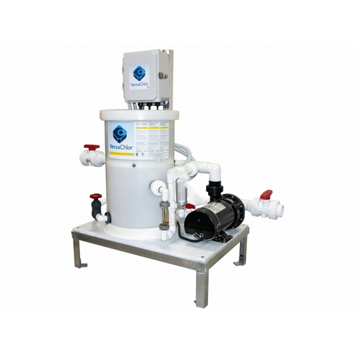 VersaChlor 9501113 Versachlor System I Easy Feed Pool Chlorination System Complete Skid Package