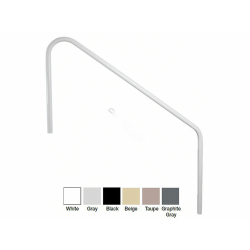 Saftron DTP-260-B 60" Beige 2-bend Deck To Pool Handrail