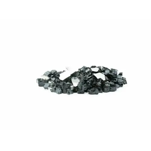 BONFIRE GLASS USA BF-R1414 10# 0.25" Black Reflective Fire Glass