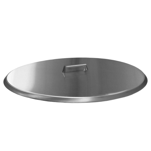 AMD DIRECT INC LID-25R 25" Round Brushed Stainless Steel Fpb Series Lid