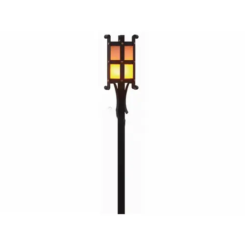 THE COPPERSMITH GBOT12V Gulf Breeze Tiki Torch W/ Weiyan 12v Flame Led