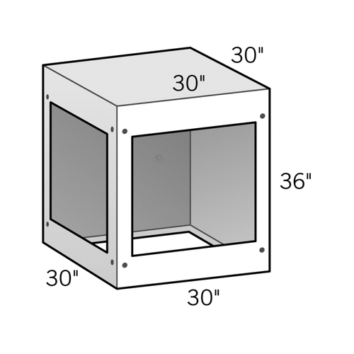 ELDORADO STONE LLC OLPLS00CN 90 Corner Cabinet