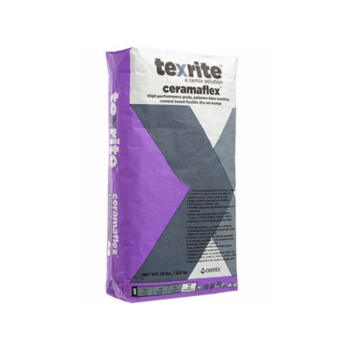 Texrite 31394 Motrcfg50 50# Gry Ceramaflex Thinset Gray