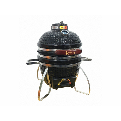 Icon Blk Onyx Portable Ceramic Grill & Cover