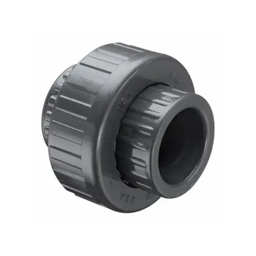 Sprs 1.5" Slip Sch80 Pvc Union Gray