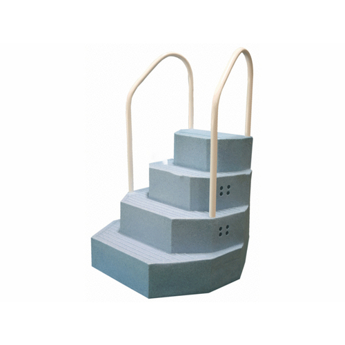 Blue Granite King Aqua Staircase With Two Handrails For Above Ground Pool