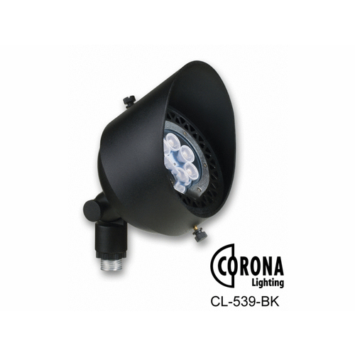 CORONA LIGHTING INC CL-539-BK Black Directional Flood Light Fixture With Par36 Socket - No Lamp