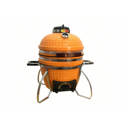 Icon Orange Portable Ceramic Grill & Cover