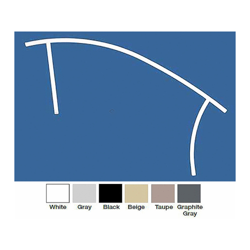 SAFTRON MANUFACTURING LLC TDTP-160-W 60" White Triton Deck-to-pool Handrail