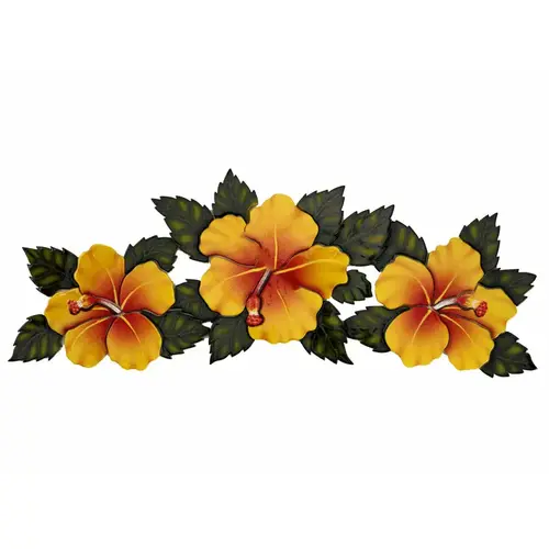 Custom Mosaics HF74Y Yellow Hibiscus Flowers 27