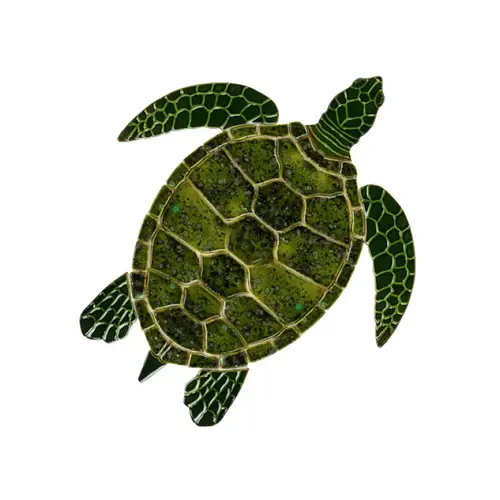 Green Sea Turtle 10"x10"