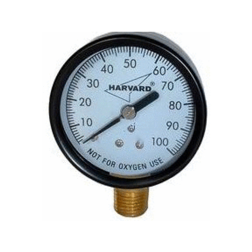 American Granby IPG1002-8B 2" Steel Pressure Gauge With 1/8" Back Mount Mip Connection 0-100 Psi