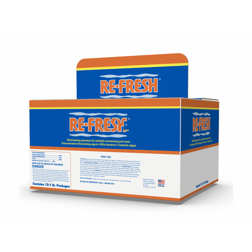 Refresh 25261 68% Calcium Hypochlorite Granular 1lb Bag