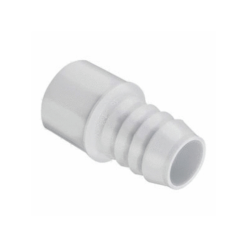 1.5" Sch40 Pvc Insert Adapter Insert X Ips X Spigot White