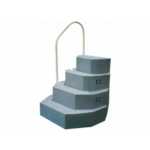 Merlin 30127 Blue Granite King Aqua Staircase With One Handrail For Above Ground Pool