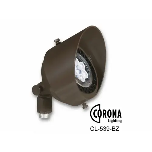 Bronze Directional Flood Light Fixture With Par36 Socket - No Lamp